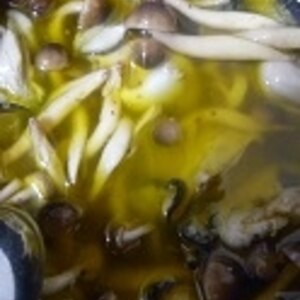 減塩・低たんぱく　牡蠣のオイル煮（アヒージョ）